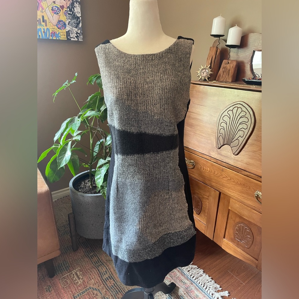 Desigual Gray and Black Dress